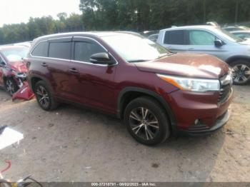  Salvage Toyota Highlander