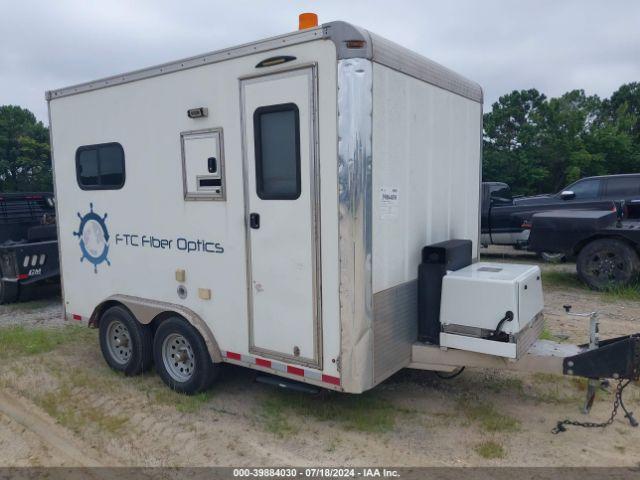  Salvage Trailer Mobile Tech Enclosed Trai