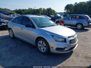  Salvage Chevrolet Cruze