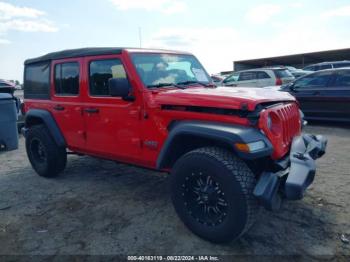  Salvage Jeep Wrangler