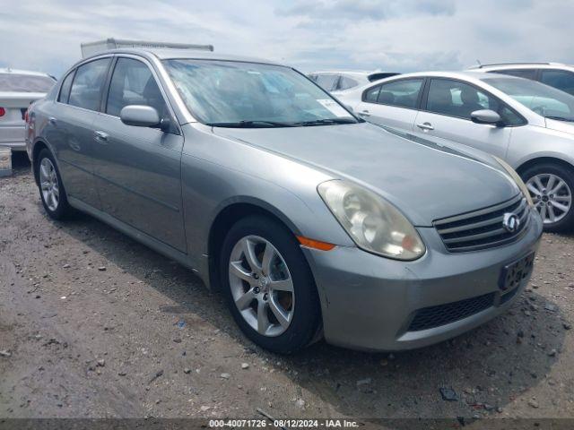  Salvage INFINITI G35x