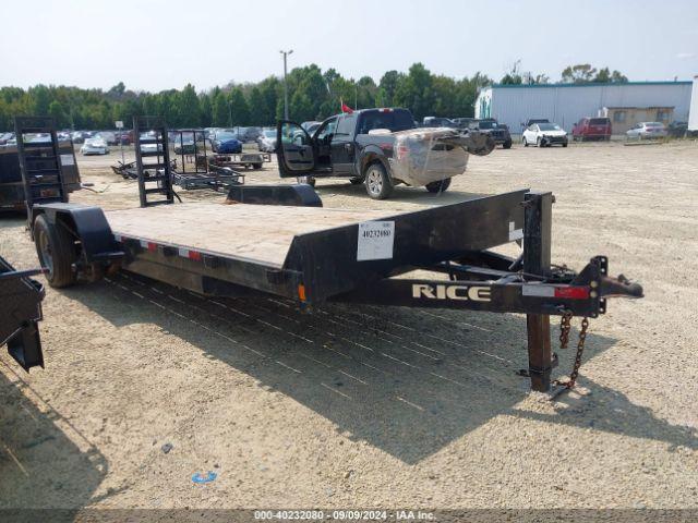  Salvage Rice Trailers Equipment Trailer