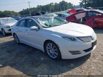  Salvage Lincoln MKZ Hybrid