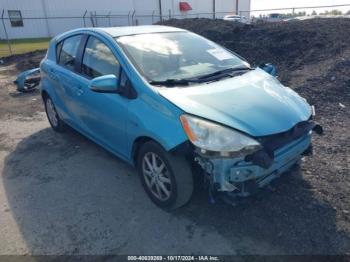  Salvage Toyota Prius c