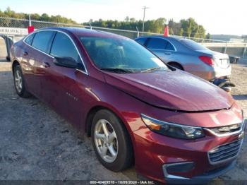  Salvage Chevrolet Malibu