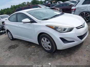  Salvage Hyundai ELANTRA