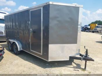  Salvage Freedom Enclosed Trailer