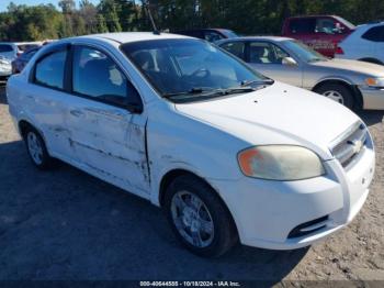  Salvage Chevrolet Aveo