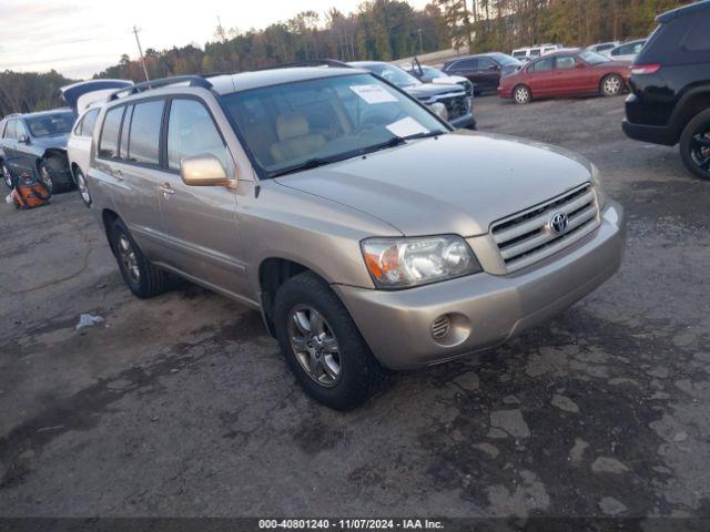  Salvage Toyota Highlander