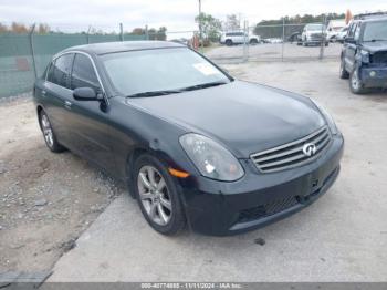  Salvage INFINITI G35x