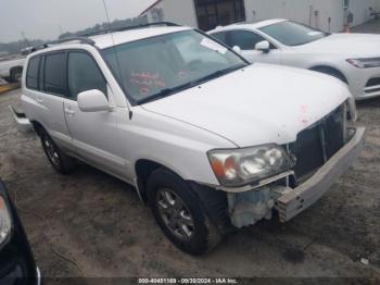  Salvage Toyota Highlander