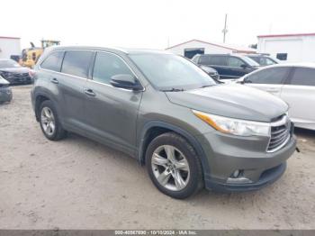  Salvage Toyota Highlander