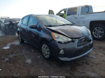  Salvage Toyota Prius c