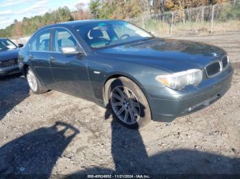  Salvage BMW 7 Series