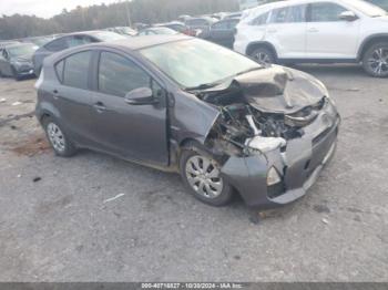  Salvage Toyota Prius c