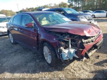  Salvage Toyota Avalon Hybrid