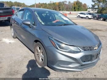  Salvage Chevrolet Cruze