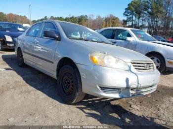  Salvage Toyota Corolla