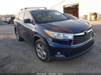  Salvage Toyota Highlander