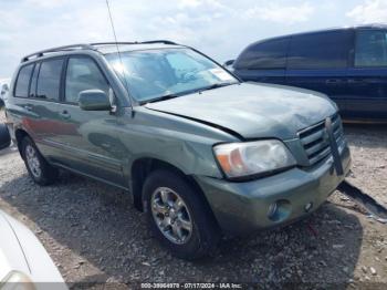  Salvage Toyota Highlander