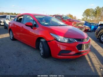  Salvage Chevrolet Cruze