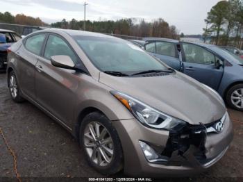  Salvage Hyundai ELANTRA