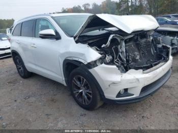  Salvage Toyota Highlander