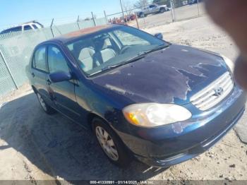  Salvage Toyota Corolla