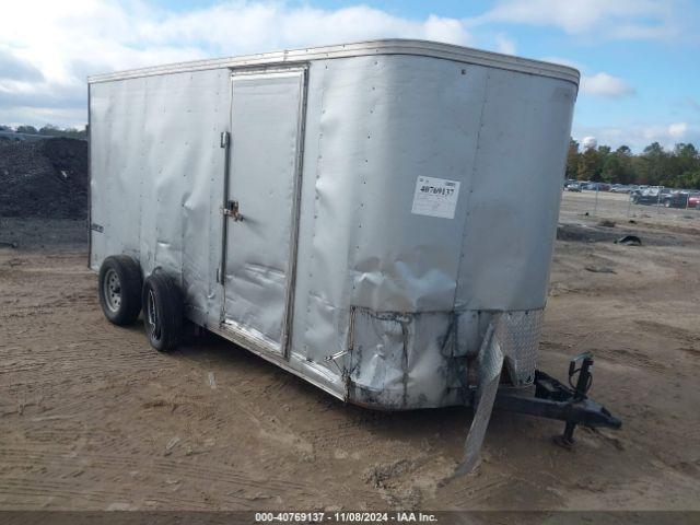  Salvage Pace American Enclosed Trailer