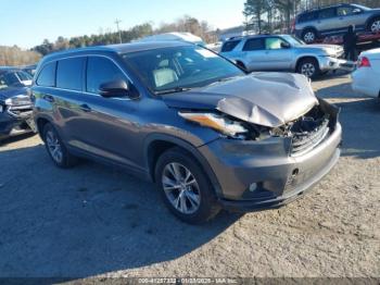  Salvage Toyota Highlander