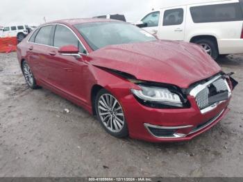  Salvage Lincoln MKZ