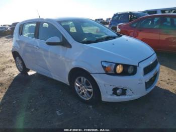  Salvage Chevrolet Sonic