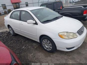  Salvage Toyota Corolla