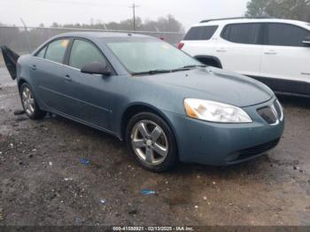  Salvage Pontiac G6