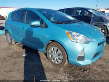  Salvage Toyota Prius c