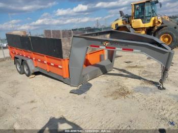  Salvage Bwise Manufacturing Dump Trailer