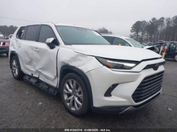  Salvage Toyota Grand Highlander