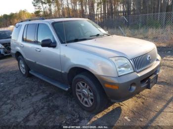  Salvage Mercury Mountaineer