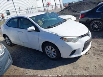  Salvage Toyota Corolla