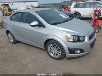  Salvage Chevrolet Sonic