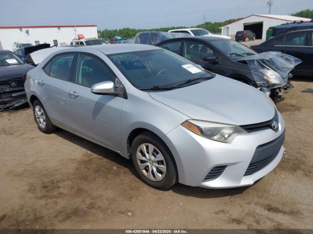  Salvage Toyota Corolla