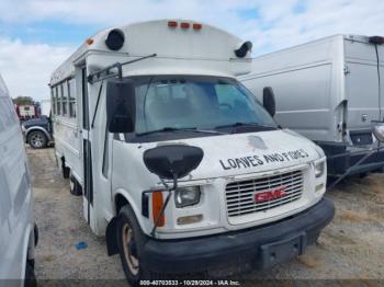  Salvage GMC Bus Savana Cutaway