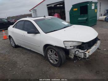  Salvage Pontiac G6