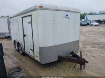  Salvage Pace American Enclosed Trailer