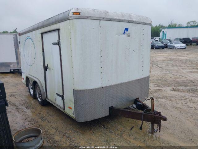  Salvage Pace American Enclosed Trailer