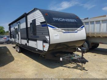  Salvage Pioneer Travel Trailer