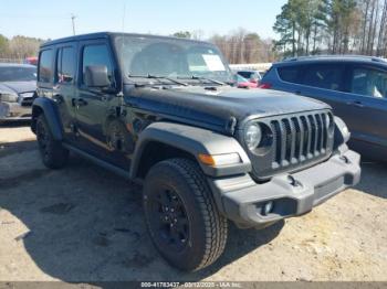  Salvage Jeep Wrangler