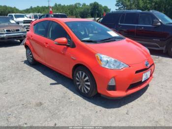  Salvage Toyota Prius c