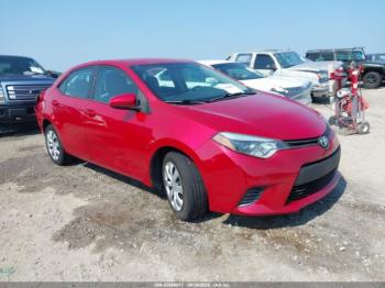  Salvage Toyota Corolla