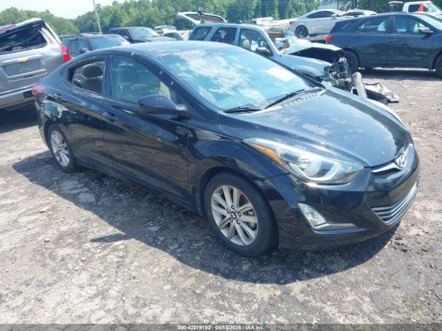  Salvage Hyundai ELANTRA